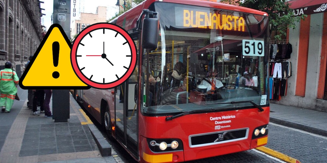 Metrobús ajusta sus horarios de servicio en sus siete líneas para este lunes 17 de noviembre de 2025.
