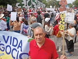 LA MANIFESTACIÓN del domingo 18 de octubre contra la mala calidad del agua potable fue eminentemente pacífica.