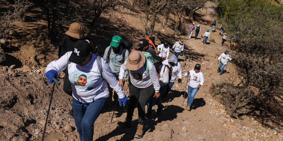 Jornada de búsqueda de colectivos de Zacatecas, el pasado 31 de marzo.