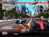 Una de las tres versiones del póster del Gran Premio de México de F1 del 2023.