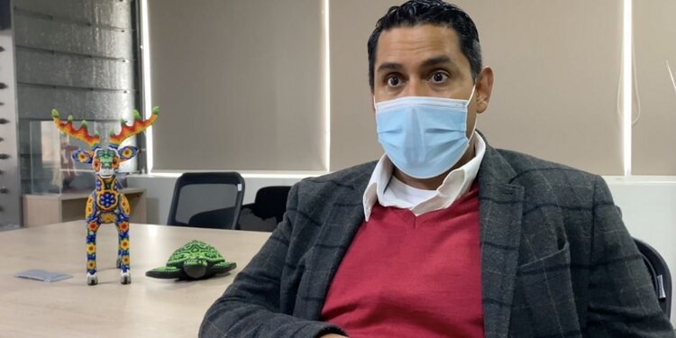 El secretario Ejecutivo del Consejo Estatal de Seguridad, Agustín Rentería Godínez.