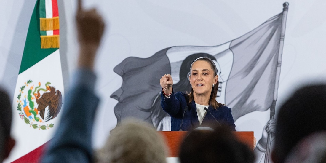 Claudia Sheinbaum, presidenta de México.