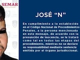 José "N" fue capturado por elementos de la Semar y de la Policía de Investigación.