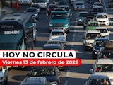 Te compartimos cómo aplica el Hoy No Circula viernes 13 de febrero de 2026 en la ZMVM.