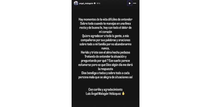 Dios me dará la respuesta: Luis Ángel Malagón