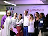 Clara Brugada en evento de este jueves 3 de septiembre.