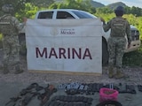 Marina asegura droga, armas y siete artefactos explosivos