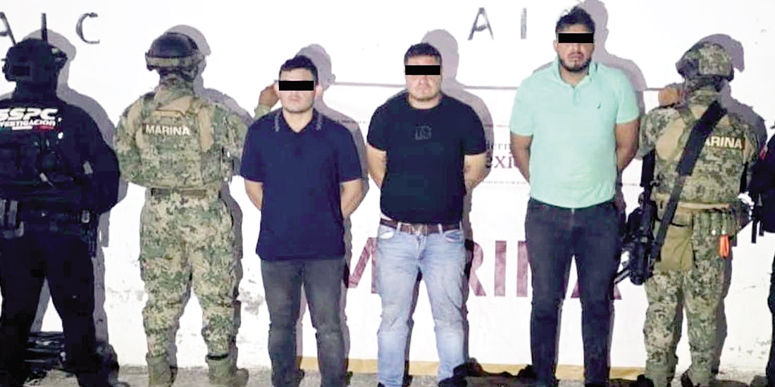 LOS CIVILES detenidos el pasado
fin de semana en Sinaloa.