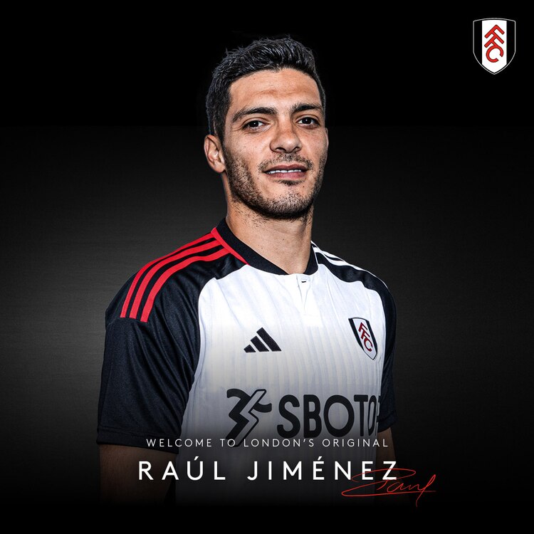 Raúl Jiménez llega al Fullham