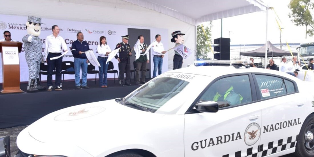 Autoridades de la SICT, Defensa, GN y Capufe dan banderazo al Operativo Carretero Vacaciones Verano 2025.