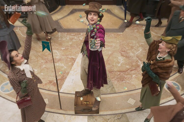 Nuevas fotos de la película Wonka con Timothée Chalamet