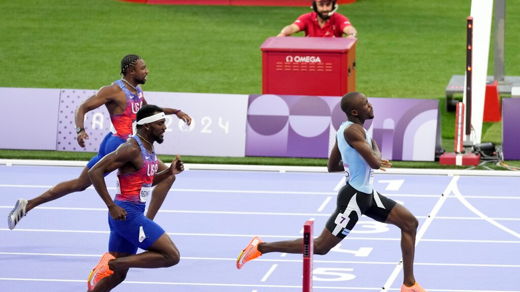 Los 3 primeros lugares al llegar, ayer, a la meta.