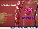Resultados del Melate Retro en su sorteo 1649, celebrado este 7 de julio del 2026.