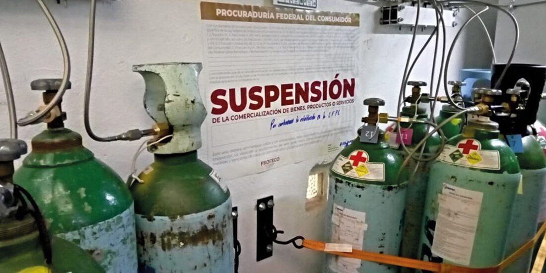 La Profeco también informó que además de las seis empresas suspendidas, 10 más resultaron con infracciones, aunque no se les suspendió la comercialización.