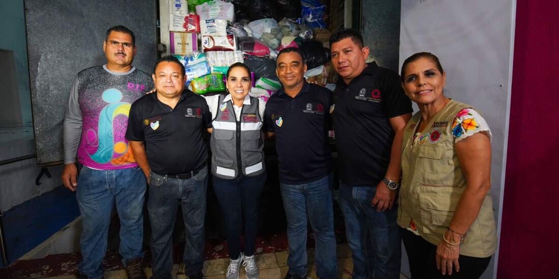 Llegan a Guerrero 50 toneladas de ayuda humanitaria de Quintana Roo.