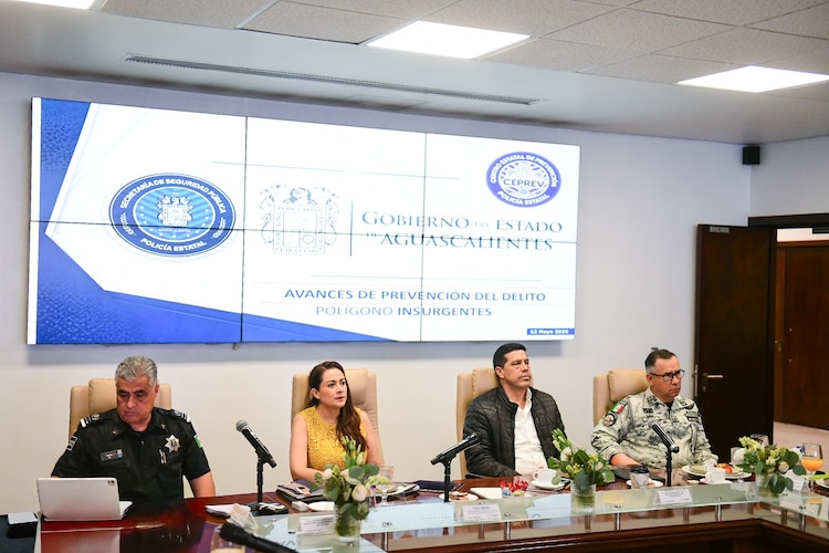 La gobernadora de Aguascalientes llama a mantener la seguridad por las familias