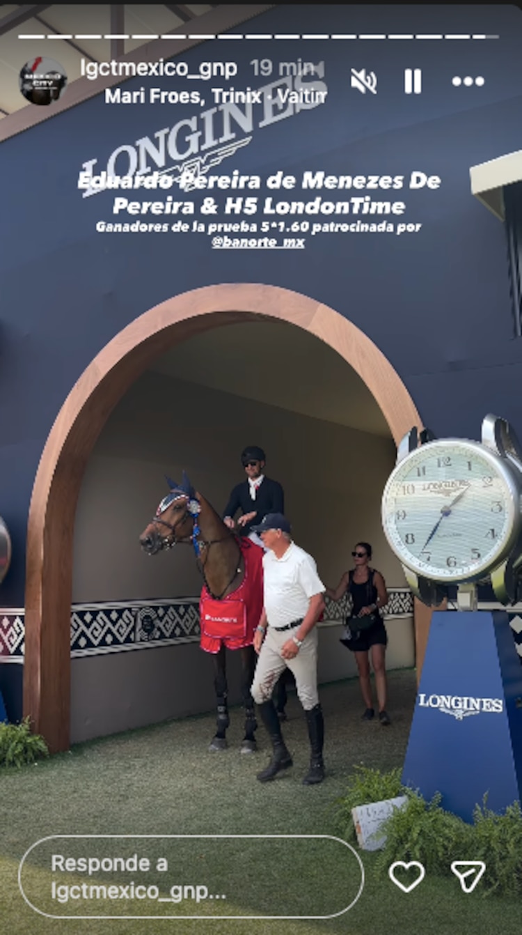 Eduardo Pereira ganó el Trofeo Banorte en el Longines Global Champions Tour México 2026.