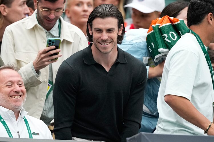 Gareth Bale fue otra de las personalidades que se dio cita en Wimbledon 2024.