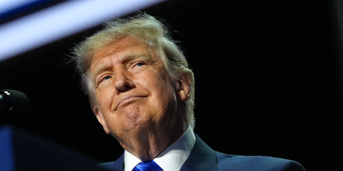 El presidente Donald Trump durante la convención republicana en Dallas, Texas, el 9 de septiembre de 2026.