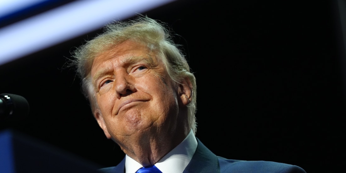 El Presidente Donald Trump.