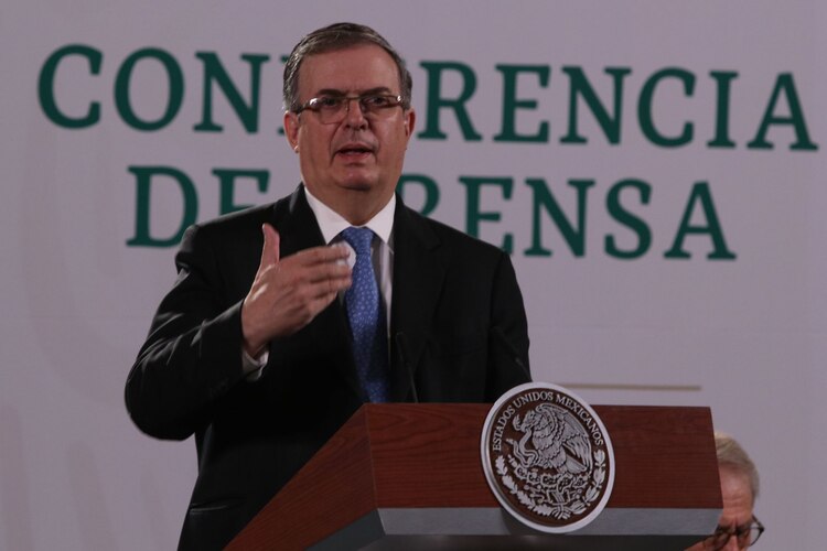 Marcelo Ebrard, secretario de Relaciones Exteriores.