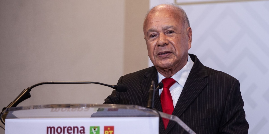 Alberto Anaya Gutiérrez, dirigente nacional y fundador del Partido del Trabajo (PT), el 13 de mayo de 2026.