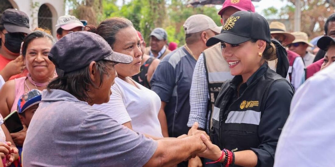 El huracán se llevó lo material, pero no nuestras ganas de salir adelante: Evelyn Salgado.