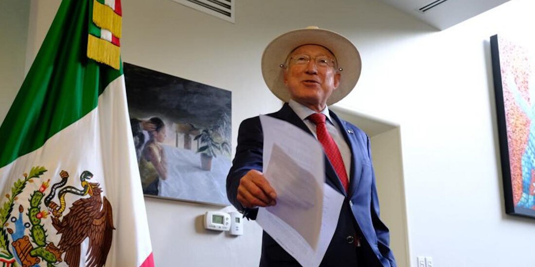 Ken Salazar, embajador de Estados Unidos de América en México.
