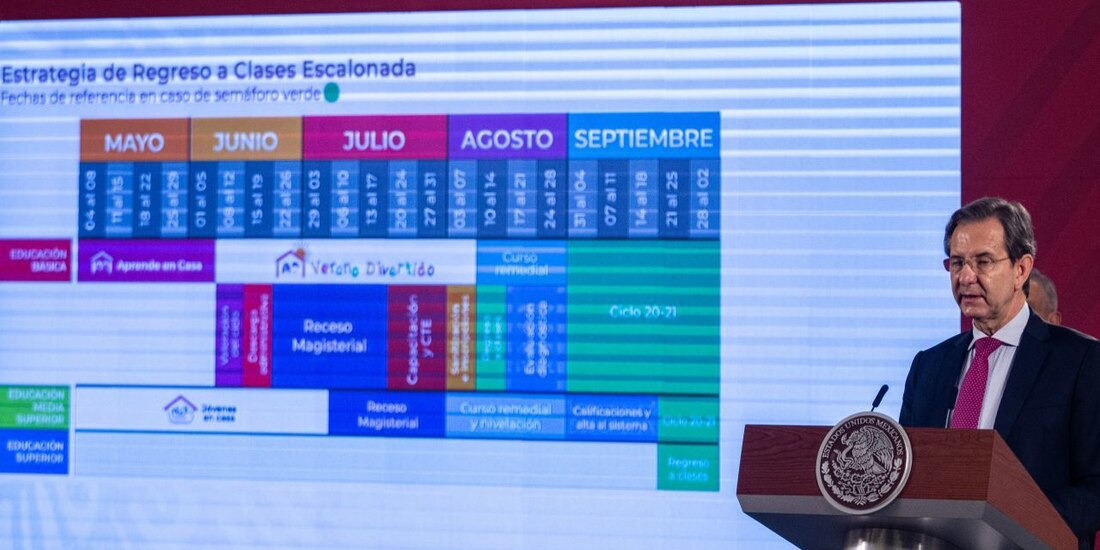 El titular de la SEP señaló que a pesar de la emergencia sanitaria el proceso de aprendizaje en todos los niveles no se suspenderá.