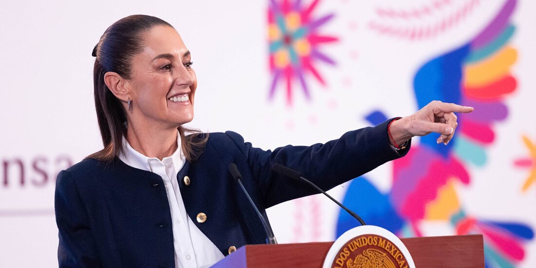 La Presidenta Claudia Sheinbaum Pardo en conferencia de prensa Matutina