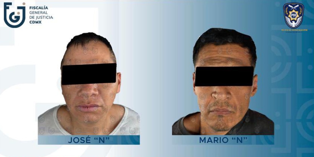 La Fiscalía de la Ciudad de México detuvo a dos hombres por su posible participación en el asesinato de una mujer encontrado en un tambo en Iztapalapa.