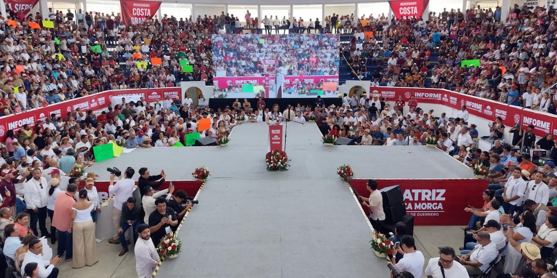 Evento de este domingo de la senadora Beatriz Mojica Morga.
