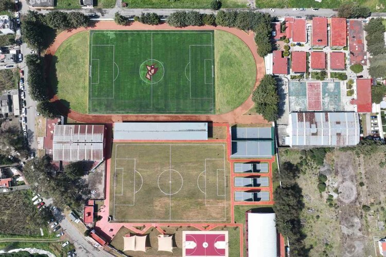 Así luce la Unidad Deportiva “Luis Camarena" después de la rehabilitación.