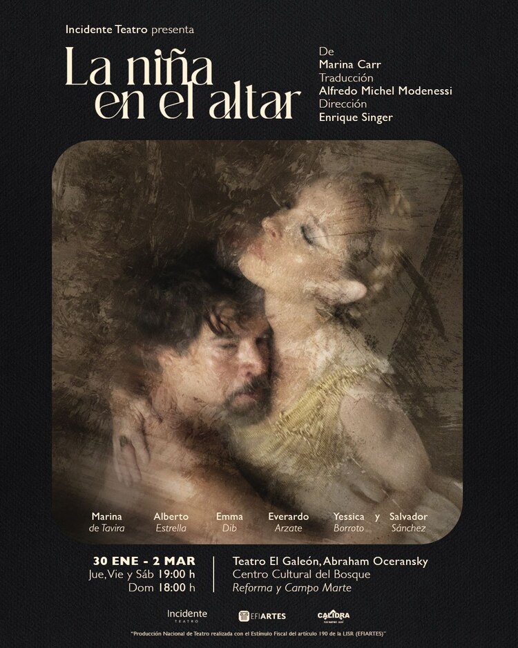 La niña en el altar. Teatro.