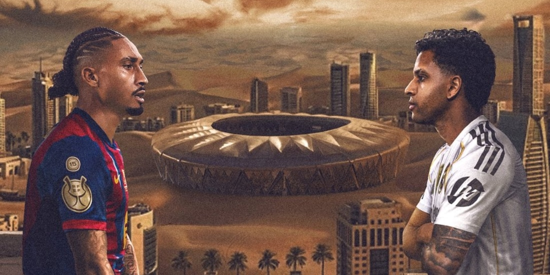 Barcelona y Real Madrid definen al campeón de la Supercopa de España.