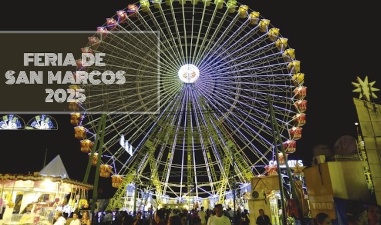 La Feria de San Marcos 2025 es una de las más importantes de México.