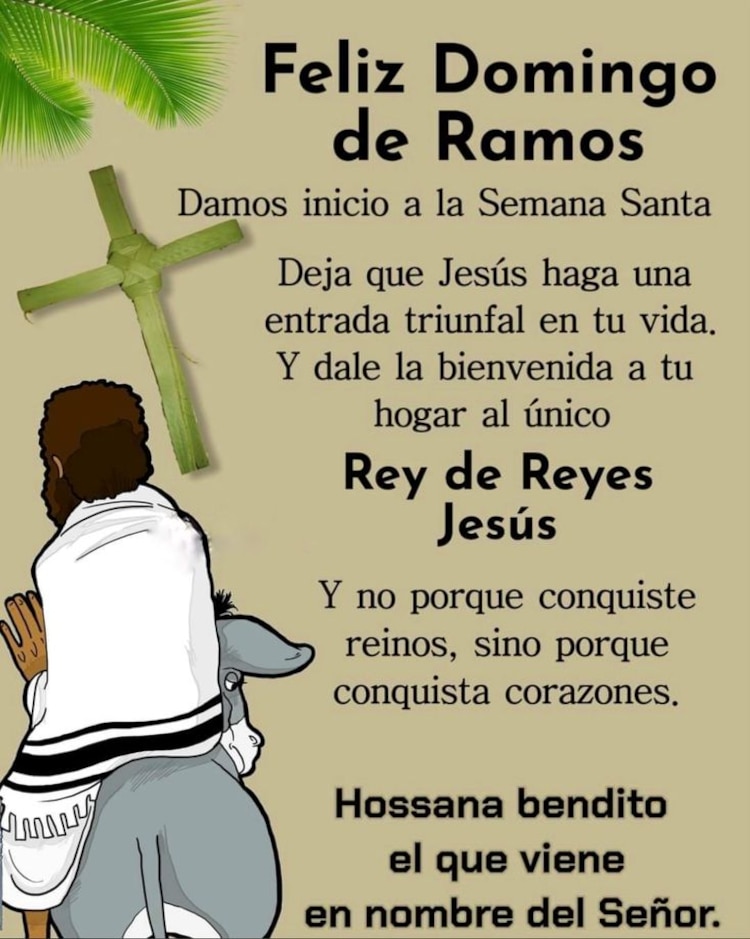 Imágenes para desear feliz Domingo de Ramos