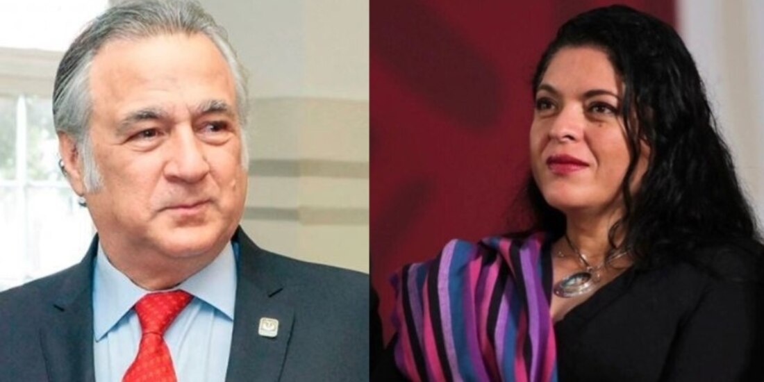Miguel Torruco y Alejandra Frausto