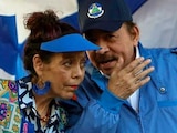 Los mandatarios de Nicaragua, Rosario Murillo y Daniel Ortega