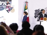 LA PRESIDENTA, ayer, con García Harfuch