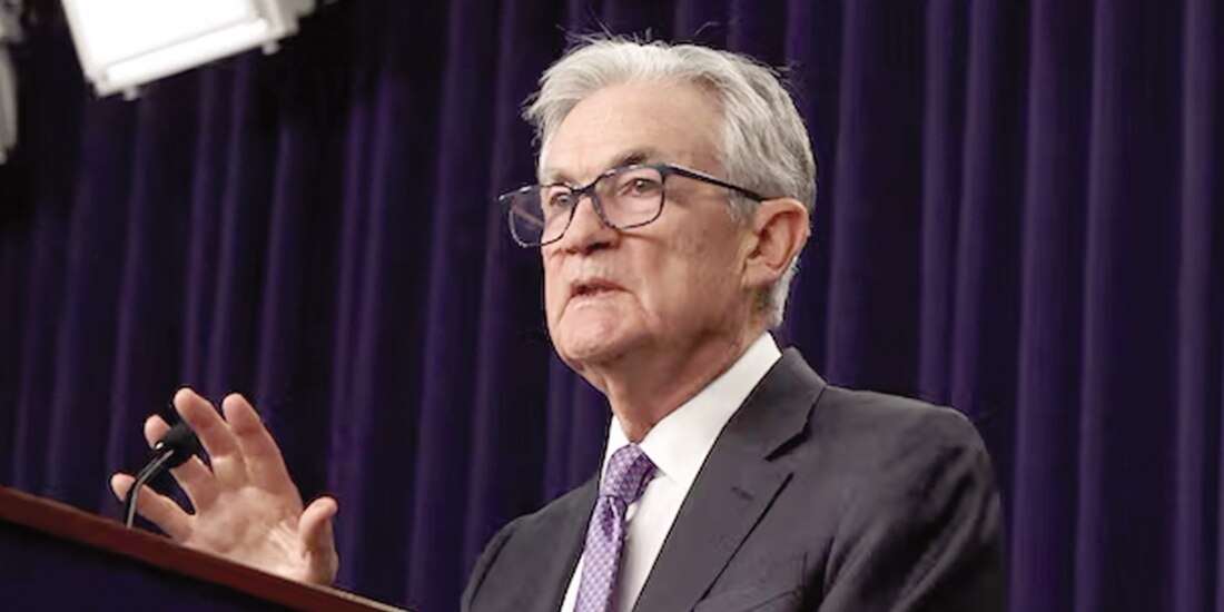 Jerome Powell, presidente de la Fed, durante la última reunión de la FOMC, en diciembre pasado.