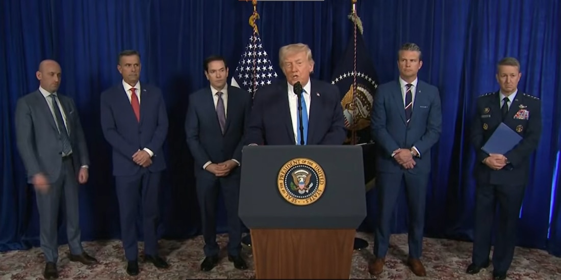 Conferencia de Donald Trump este sábado 3 de enero.