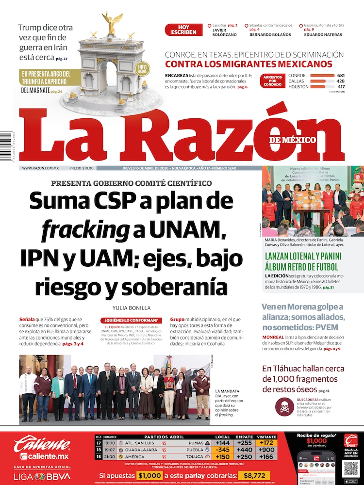La Razón 16 Abril 2026