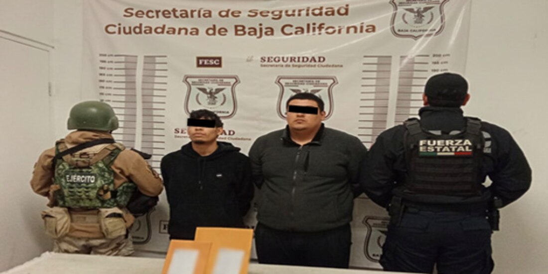 Detenido en BC tras acción de agentes de Seguridad.