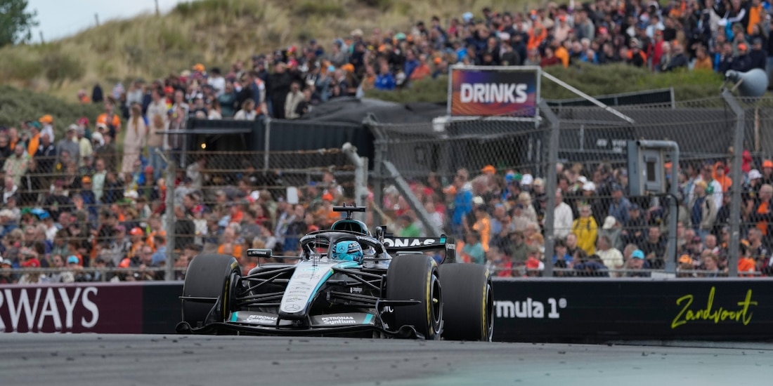 George Russell gana el sprint del Gran Premio de Países Bajos de F1
