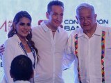 En el inicio de la 85 Convención Nacional Bancaria estuvo el Presidente Andrés Manuel López Obrador, la gobernadora de Guerrero, Evelyn Salgado Pineda, el presidente de la ABM, Daniel Becker Feldman, entre otros.