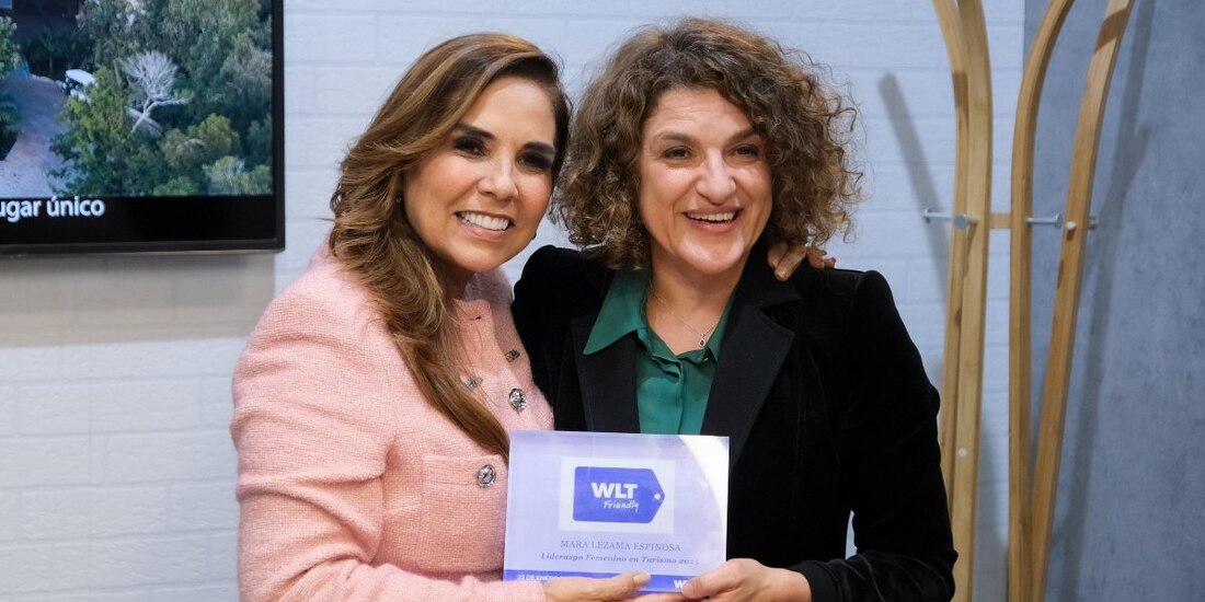 Mara Lezama recibe reconocimiento al Liderazgo Femenino en Turismo 2025 de ‘Women Leading Tourism’.