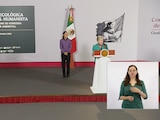 Alicia Bárcena este miércoles en Palacio Nacional.