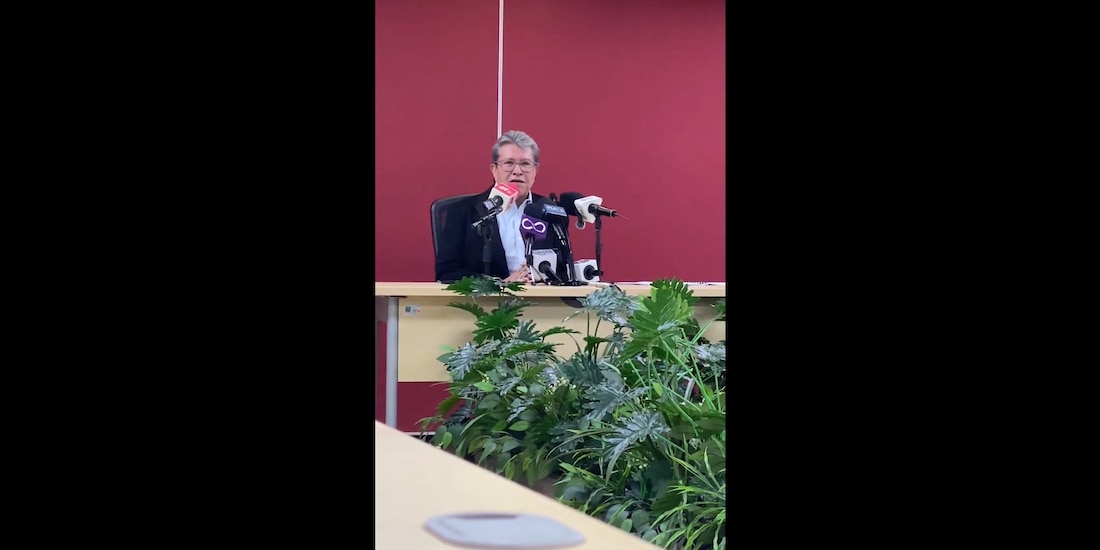 Ricardo Monreal en un evento de este jueves.