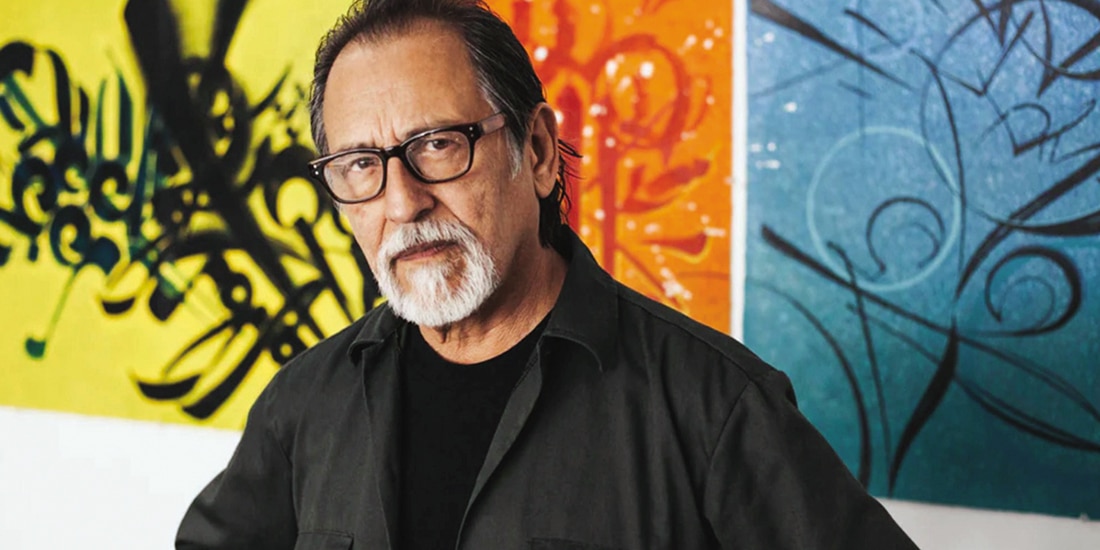 Chaz Bojórquez, pintor de Los Ángeles, EU, inspirado por el arte chicano.